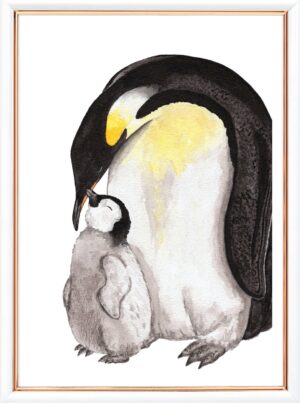 Pingvin Boerneplakat plakat dyreunge pingvinunge